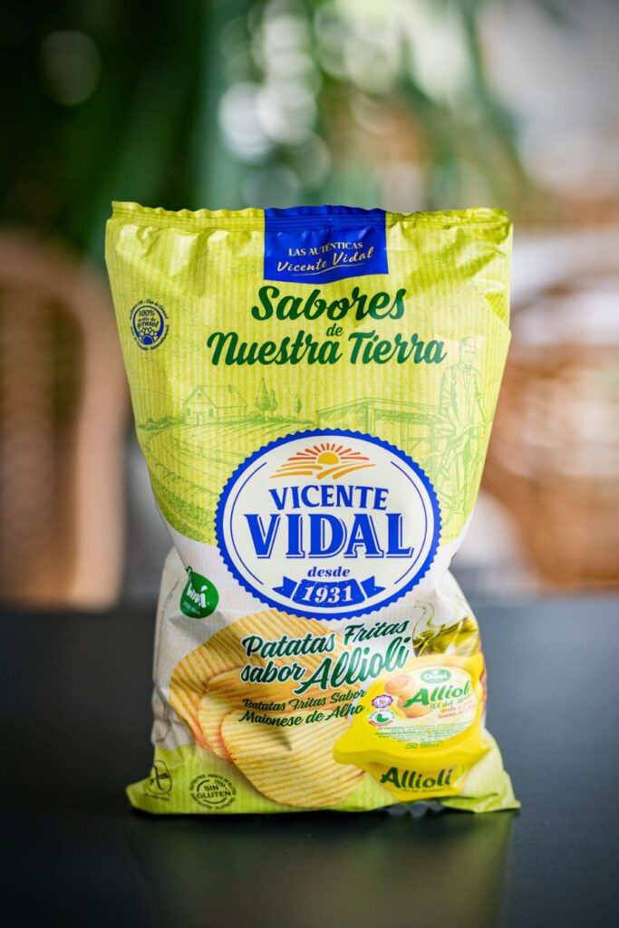 Patatas fritas Chips Ali olí – Vidal 135gr